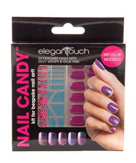   ) Elegant Touch Silver Nail Candy Nail Art Kit  245164692  New Look