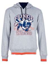 FRANKIE MORELLO SEXYWEAR   printed hooded sweatshirt