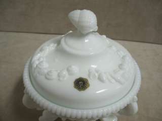 Westmoreland Seashell and Dolphin Covered Candy Dish