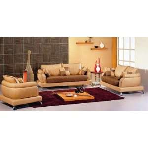  Hokku Designs Jasper 3 Piece Leather Sofa Set Furniture 