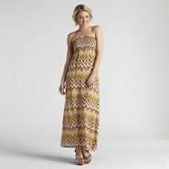 Miss Lili Womens Tube Top Maxi Dress 