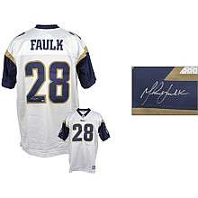 Mounted Memories St. Louis Rams Marshall Faulk Autographed Jersey 