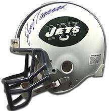 Mounted Memories New York Jets Joe Namath Signed Pro Helmet    