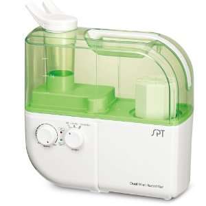   Dual Mist Humidifier with ION Exchange Filter, Green