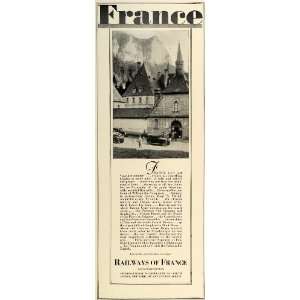   Vacation European Deauville Nice   Original Print Ad