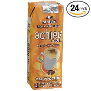 achievONE Cappuccino Nutritious Coffee Boost, 8.25 Ounce Aseptic 