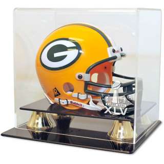   Collectibles Caseworks NFL Super Bowl XLV Mini Helmet Display Case
