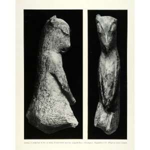  1953 Print Wild Goat Chevreau Kid Musee Saint Germain Sculpture 