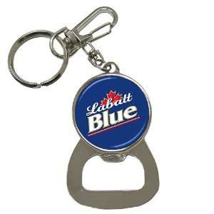  Labatt Blue Beer LOGO Bottle Opener Key Chain Everything 