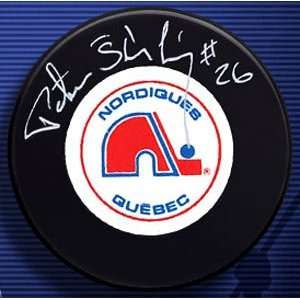  Peter Stastny Memorabilia Signed Hockey Puck Sports 