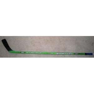  ADAM FOOTE Game Used Stick BLUE JACKETS Signed EASTON 