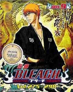 BLEACH Vol.275 298 BOX 9 Japanese Anime DVD  