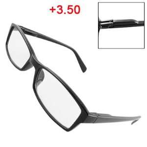  Black Plastic Arms Full Frame Reading Glasses +3.50 for 