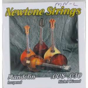  Newtone Mandolin Nickel, .008   .030, MN L Musical 