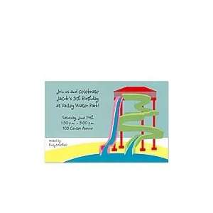  Water Park Invitation Beach and Pool Party Invitations 