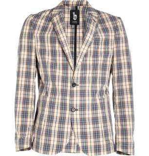  Clothing  Blazers  Single breasted  Madras Check 