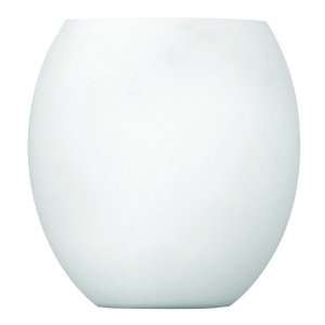   Opus Contemporary / Modern Glass Shade in White Finish from the Opus