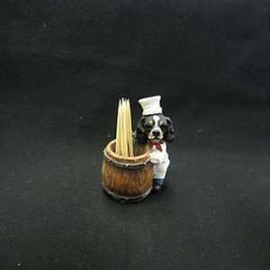  Chef Dog Cavalier KCS Toothpick Holder