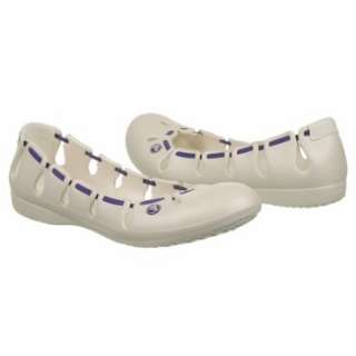 Womens Crocs Springi Flat Oyster/Violet Shoes 
