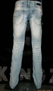 AY TOUCH KINGZ DESIGNER STYLER JEANS 29 36 EYECATCHER USED OPTIK BLAU 