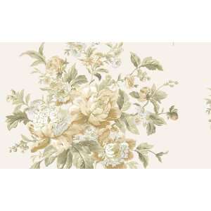  Waverly 5513113 Garden Beige and Peach Peonie Floral Wallpaper 