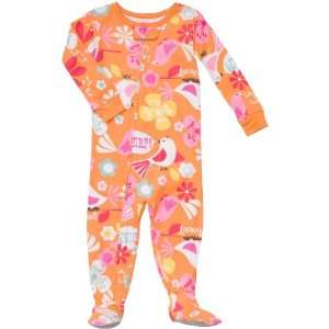   Cotton Knit Tropical Birds Footed Sleeper Pajama (24 Months) Baby