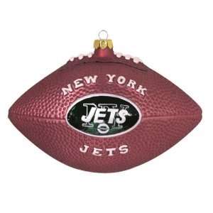 New York Jets NFL Glass Football Ornament (5)