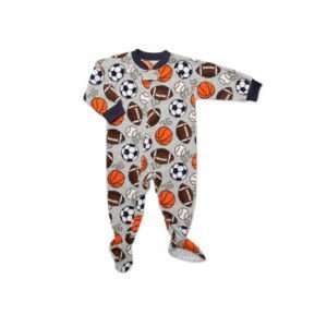 Boys One piece Polyester Microfleece L/S Footed Blanket Sleeper 