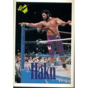  1990 Classic WWF Wrestling Card #35  Haku Sports 