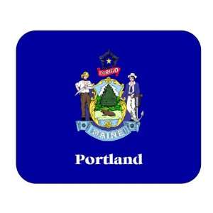    US State Flag   Portland, Maine (ME) Mouse Pad 