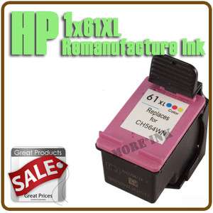 PK Ink Cartridge for HP 61XL Color Deskjet 1050 3050  