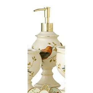  Avanti Linens Gilded Birds Bathroom Lotion Pump 11984D 