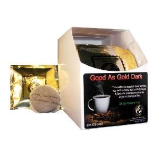 Good As Gold Dark Roast Coffee Pods (20 Grocery & Gourmet Food