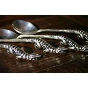  Alligator Soup/Serving Spoons (set of 4)