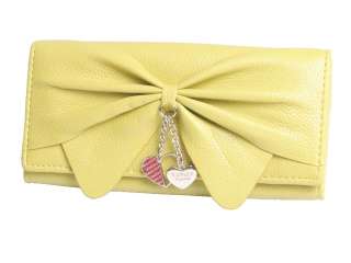 new fashion lady women long korean bowknot handbag clutch Wallet/Purse 