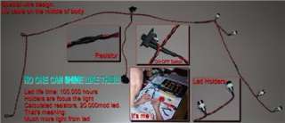 16 E REVO VXL Bright Led Light Kit, Set (6 LED)  