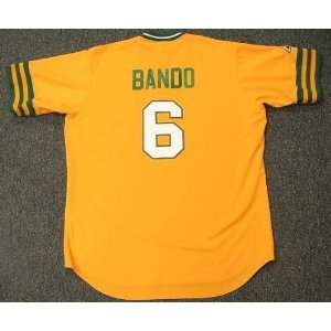  SAL BANDO Oakland Athletics 1973 Majestic Cooperstown 
