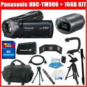 Panasonic HDC TM900K HDCTM900 K 3 MOS 3D Compatible Camcorder with 