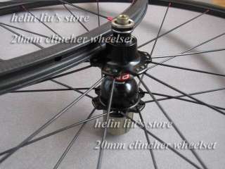 700C 20mm clincher carbon road wheels/ carbon fiber bicycle wheelset 