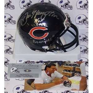   Hampton Signed Chicago Bears Riddell Mini Helmet w/HOF 2002 & Danimal
