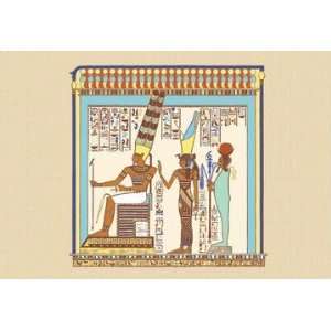   Triad of Thebes   Amen, Mut, and Khonsu 20x30 poster