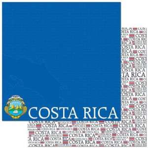  Passports Costa Rica 12 x 12 Double Sided Paper Arts 
