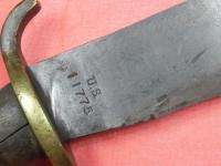   1904 HOSPITAL CORPS BOLO HUGE FIGHTING KNIFE SPRINGFIELD ARMORY  