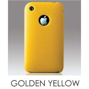  Swirling Series iPhone Silicone Case Golden Yellow 