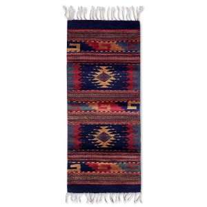  Zapotec wool rug, Two Windows (1.5x3)
