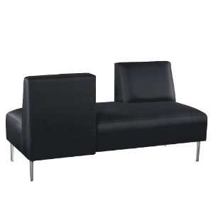  High Point Armless Lounge Sofa with Opposing Backs in 