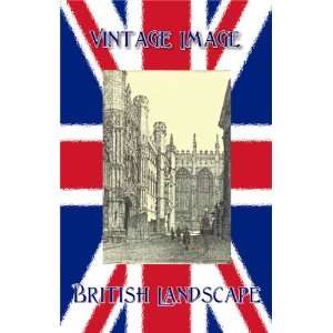 Pack of 12, 7cm x 4.5cm Gift Tags British Landscape Old Gate of Kings 