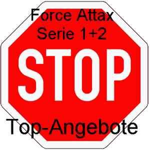 Force Attax Serie 1+2 aussuchen aus Star Zusatz & Basiskarten komplett 