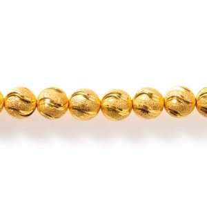  15mm Brass with 18k Gold Plating Findings Round Beads   16 