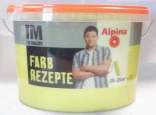 ALPINA Ready Mix Farbe 2,5 L. Junges Gemüse 9,996 €/L.  